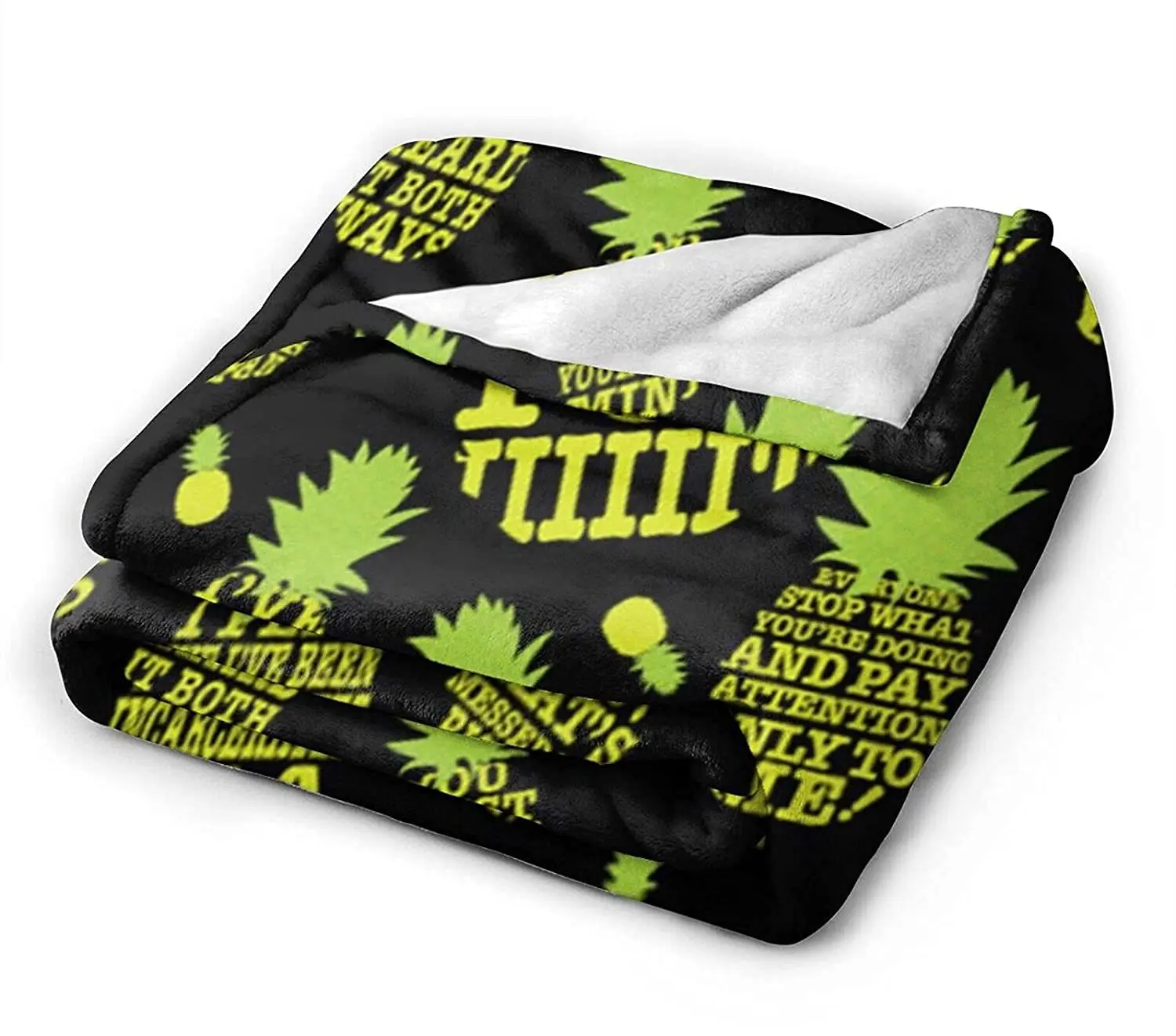 Фланелевое Флисовое одеяло Psych с ананасами для кровати дивана гостиной мягкое