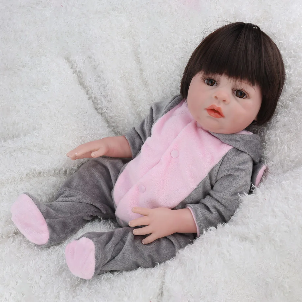 Reborn Baby Doll полное виниловое покрытие игрушки для ванной силиконовый детский