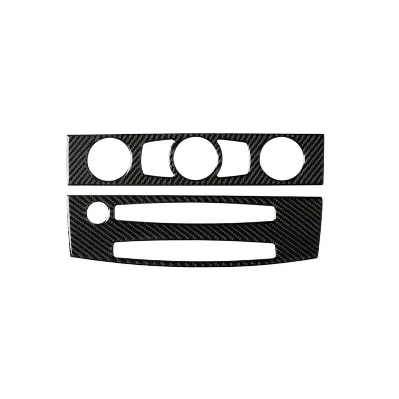 

2004-2007 обшивка для CD панели кондиционера из углеродного волокна для BMW E60 5Series