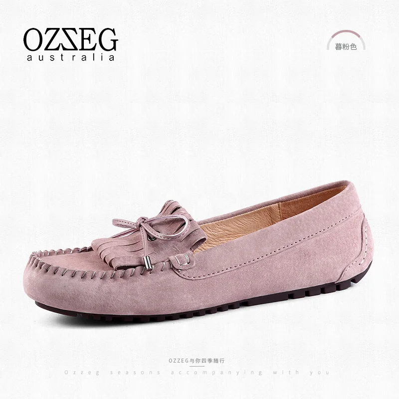 Туфли женские из натуральной кожи без застежки лоферы мягкая повседневная обувь