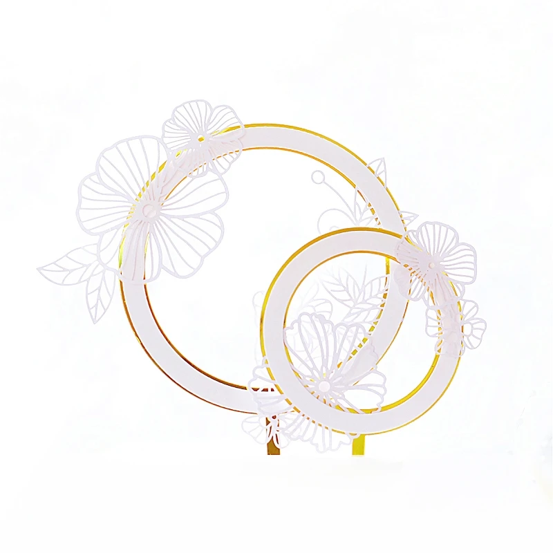 Бабочка пряжа проволока Ловец снов корона Топпер для торта акрил с днем рождения