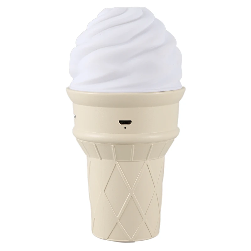 Ice cream Cool Mist Humidifier with Adjustable Mode 7 Color LED Lights Changing and Timed Auto Shutdown For Office Home for | Бытовая