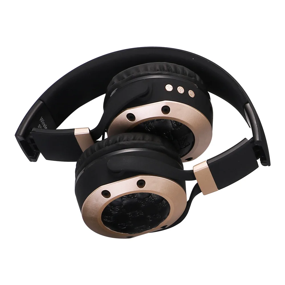 Plug-in Bluetooth Headset 5.0 Leather Earmuff Wireless with Michael Phone | Электроника