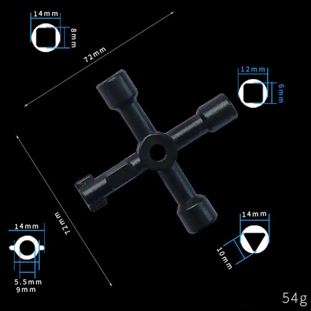 Многофункциональный 4 подъездных путей универсальный Треугольники гаечный ключ