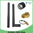 EOTH 1 2 шт. 433 МГц Антенна 5dbi sma штекер lora iot модуль lorawan сигнальный приемник Антенна ipex1 SMA Гнездовой Удлинительный кабель