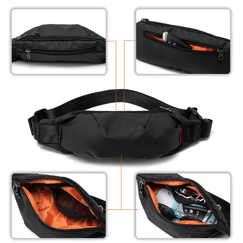Men Fanny Pack Teenager Outdoor Sports Running Cycling Waist Bag Travel Bags