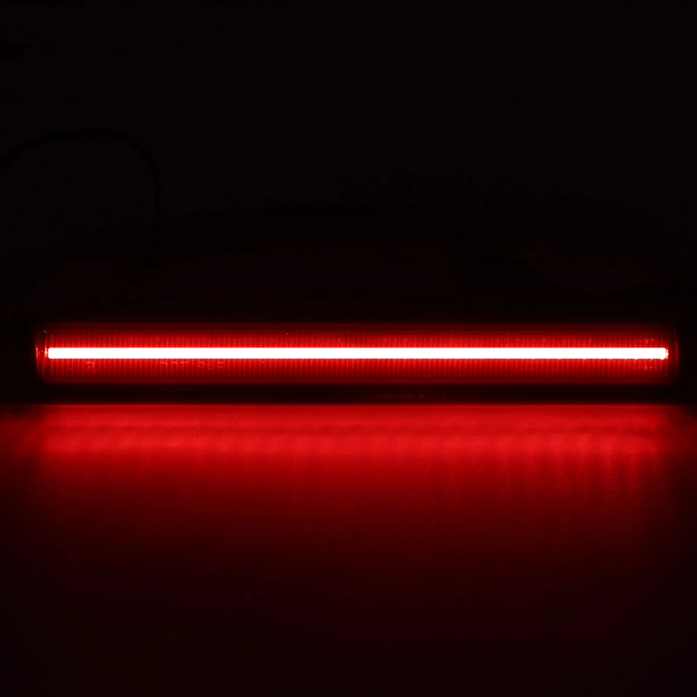 2 шт. дымчатые линзы красный светильник заднего бампера Светодиодный отражатель