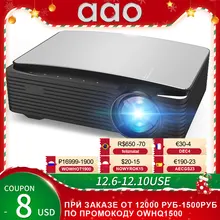 AAO YG650 Projector Full HD Native 1080P LED Proyector YG620 K25 2K 4K 5G WIFI Android Smart Phone Beamer 3D Home Video Theater