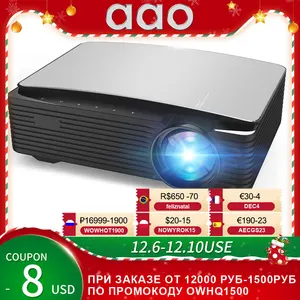 AAO YG650 Projector Full HD Native 1080P LED Proyector YG620 K25 2K 4K
5G WIFI Android Smart Phone Beamer 3D Home Video Theater