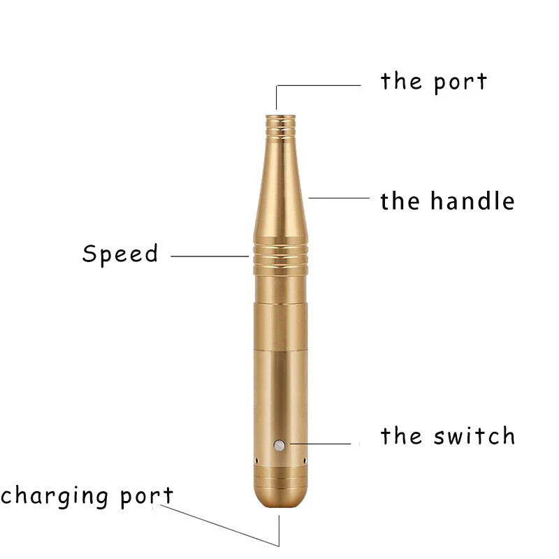 Легкий щелчок роторного пистолета цифровой перезарядки батареи Перманентный