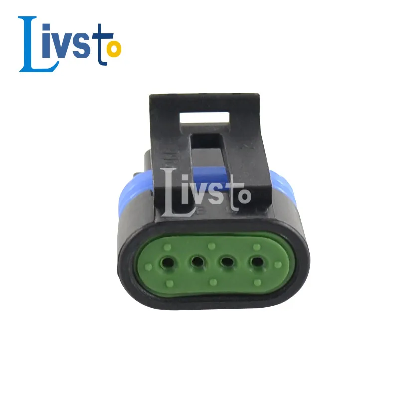

5 Set 4 Pin Delphi Car Intake Pressure Sensor Connector Male Female Plug 1.2L D4F Auto Oxygen O2 Socket 12162190
