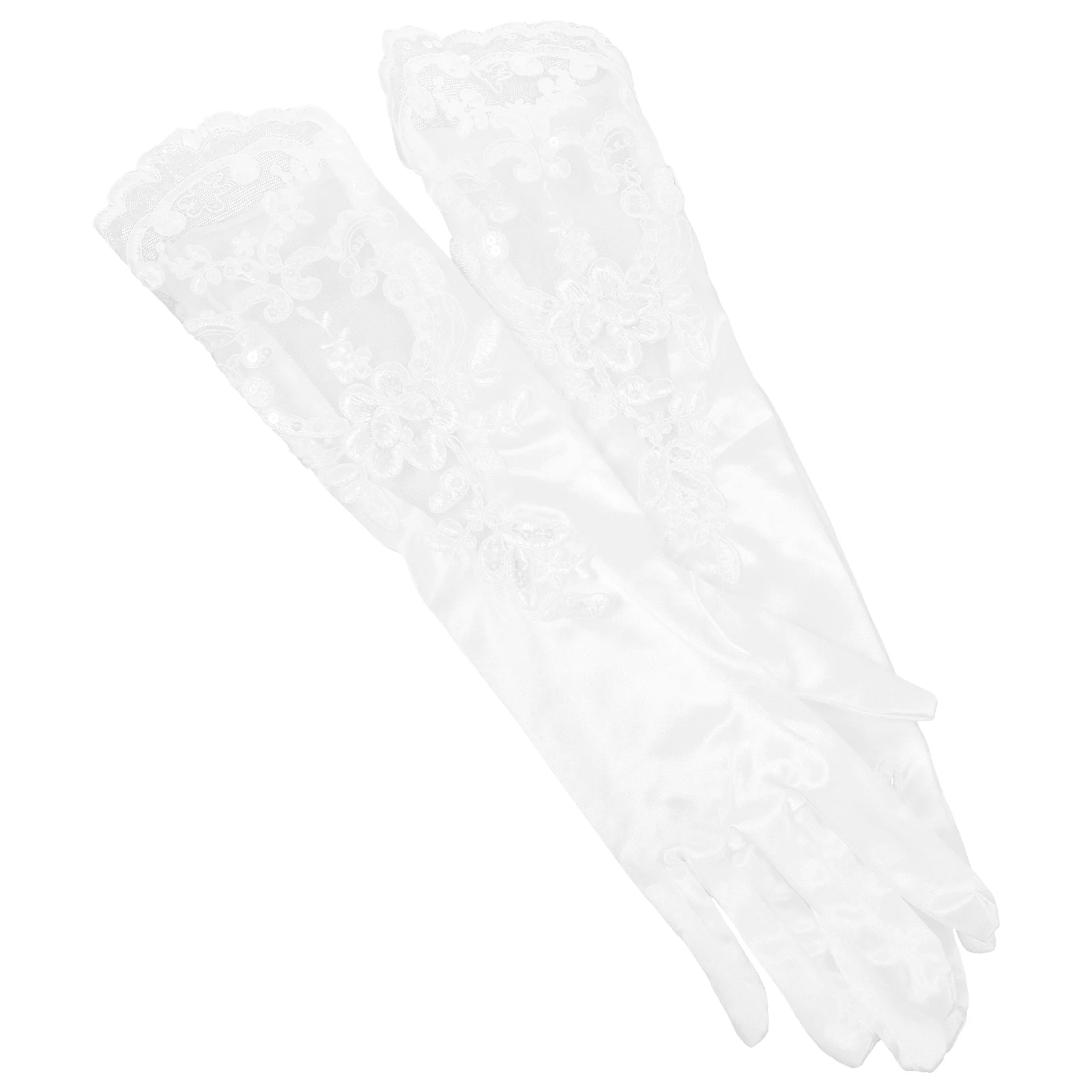 

1 Pair Romantic Wedding Dress Bridal Dress Decors Bride Lace