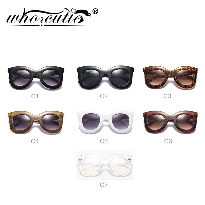 Женские винтажные солнцезащитные очки с градиентными линзами WHO CUTIE большие
