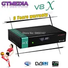 10 шт. gtmedia v8x-цифра спутниковый телевизионный ресивер full hd freesat v7 s2x с usb Поддержка Wi-Fi H.265 DVB-SS2S2X включает в себя бесплатный подарок