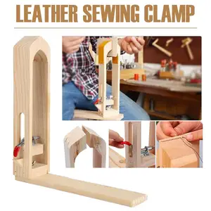 Wood Sewing Tools Leather Craft Retaining Clip DIY Hand Tool Set Table Desktop Stitching Lacing Pony Horse Clamp Tools Wood Sewing Tools Leather Craft Retaining Clip DIY Hand Tool Set Table Desktop Stitching Lacing Pony Horse Clamp Tools