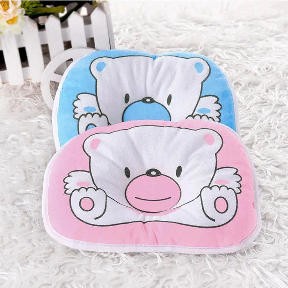 Подушка для новорожденных Детская Хлопковая с синдромом анти плоскоголовы