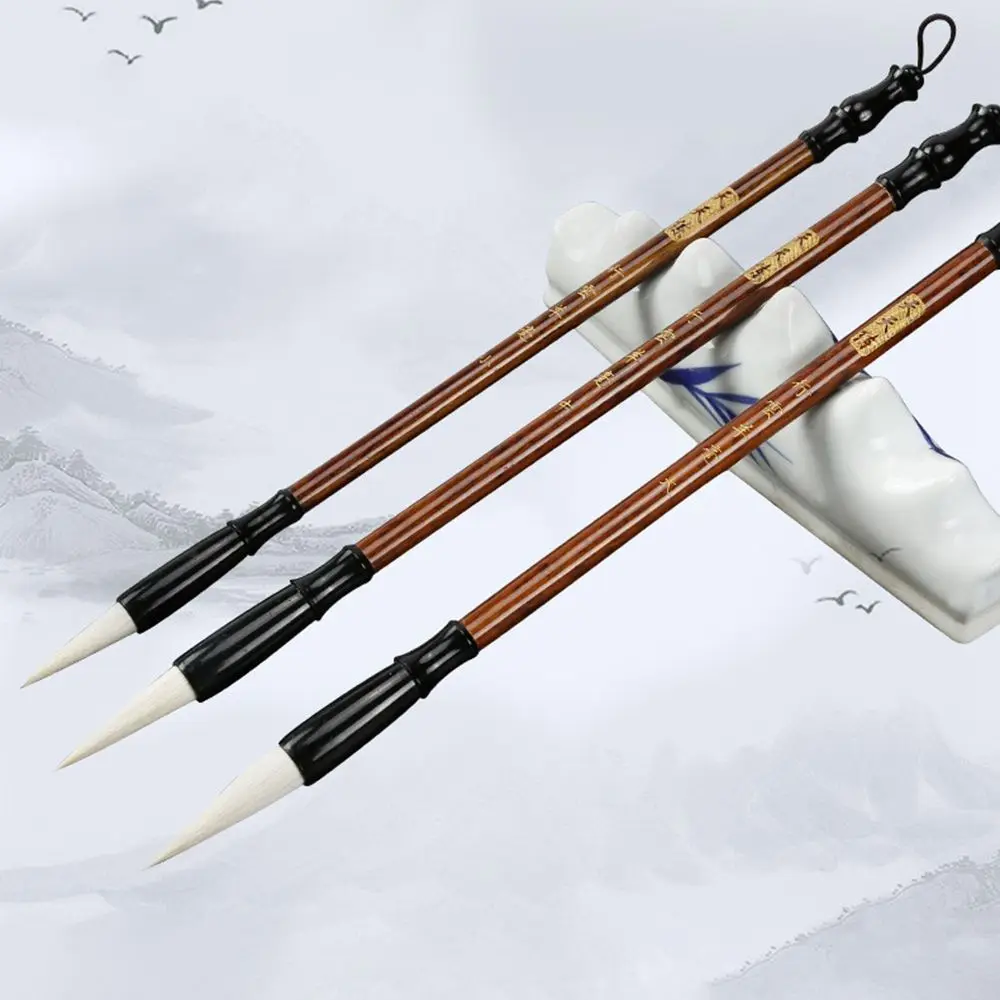 Набор черных кистей для рисования школьные принадлежности письма рандомные