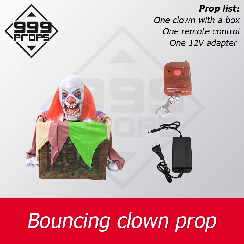 999PROPS live escape room ghost prop scary room bouncing crown prop funny escape room props