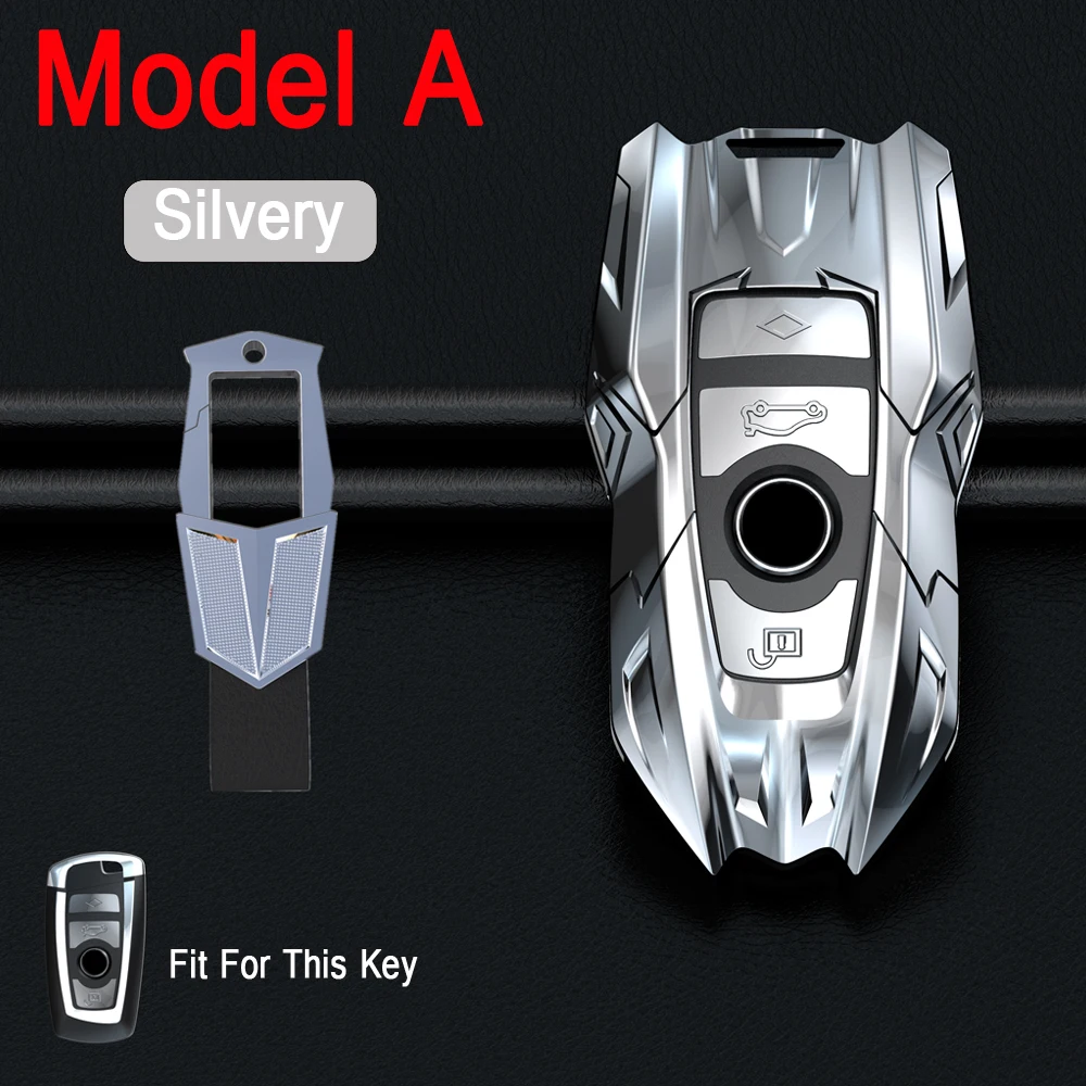 

Car Smart Key Fob Case Cover For BMW 1 2 3 4 5 6 7 Series X1 X3 X4 X5 X6 F30 F34 F10 F07 F20 G30 F15 F16 With Keychain