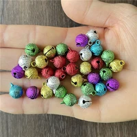 50pcs charm cute mixed batch of 10mm colorful glossy frosted bells diy handmade bracelets small pendants wholesale jewelry find