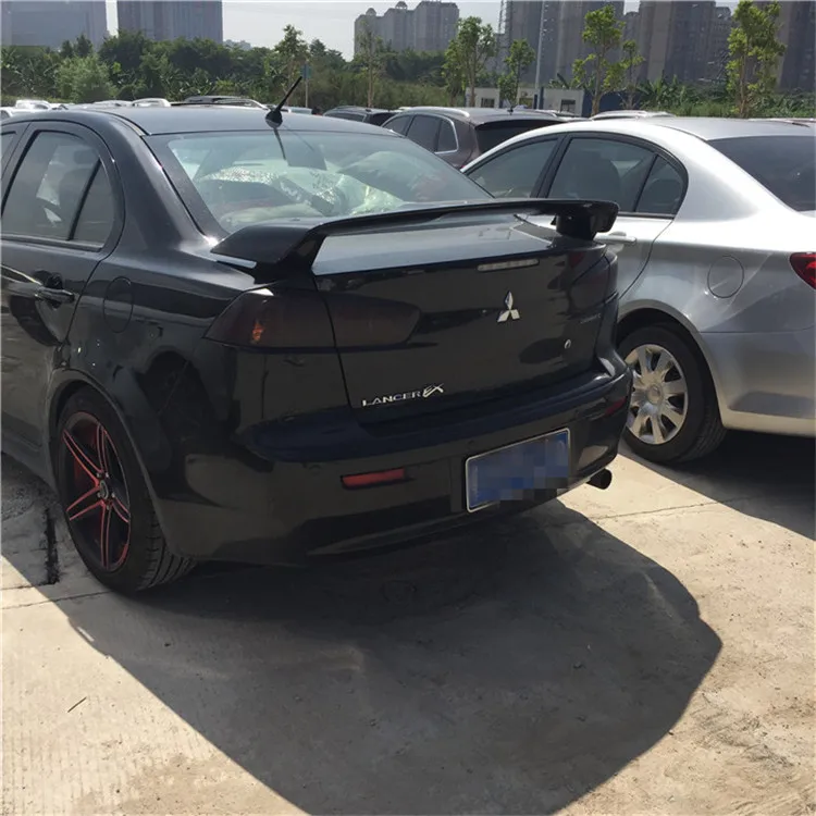Для Mitsubishi LANCER спойлер 2009 2015 Lancer Спорт Высокое качество ABS Материал заднее крыло