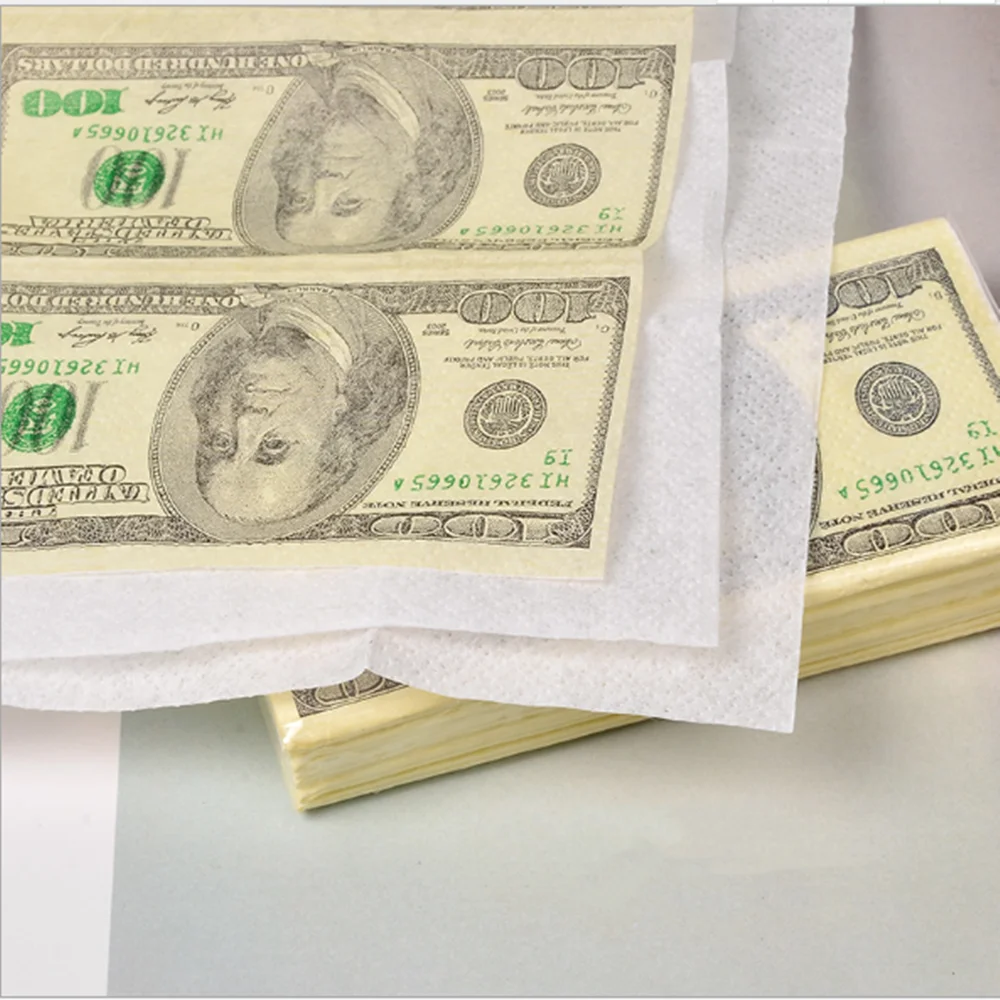 Мягкие бумажные салфетки Z1Z (1 упаковка = 10 штук) 100 долларов США | Красота и