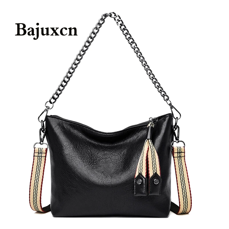 

Fashion high quality leather ladies handbags 2020 winter new luxury designer chain shoulder bag trendy classic messenger bag