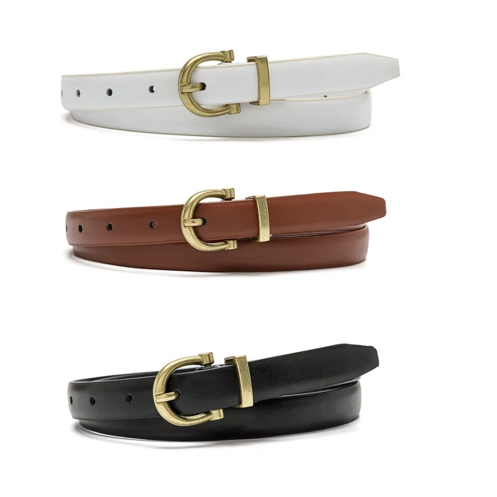 

Belt women's jeans fashion versatile decorative thin belt summer ins style simple trouser belt tide spot wholesale