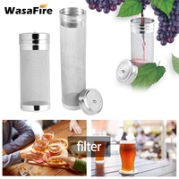7x18cm 7x29cm 300 micron stainless steel hop filter homebrew mesh beer filter strainer dry hopper for home brew spider filter