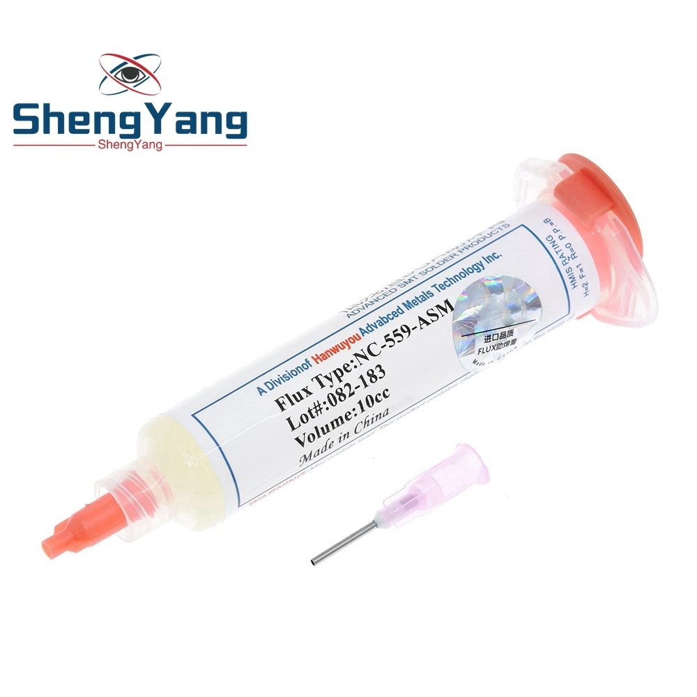 Шэньян 1 шт. Расширенный BGA SMD паяльная паста флюсовая объем 10cc NC 559 ASM UV