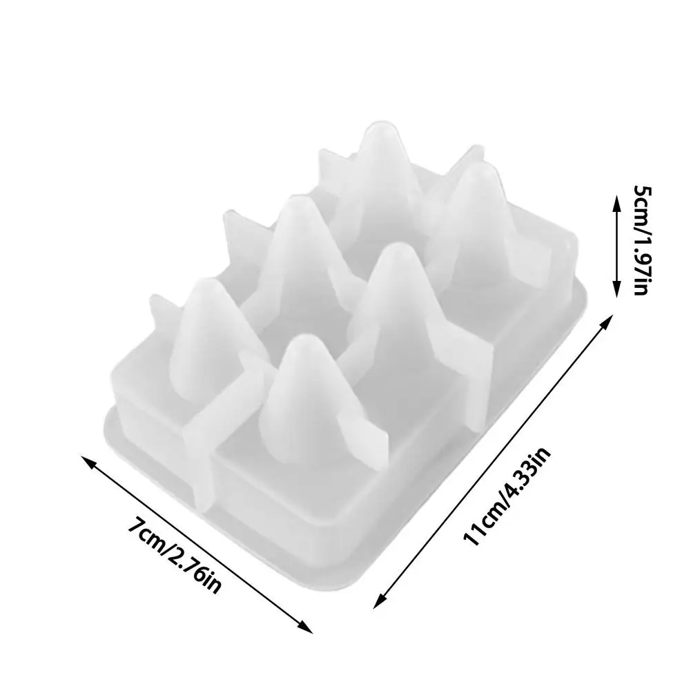 

DIY Crystal Epoxy Mold Earring Ring Shelf Epoxy Resin Molds Pyramid Cone Prism Resin Epoxy Mold For Jewelry Soap Making