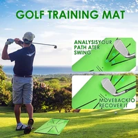 golf training mat for training aid pad durable multiple functions golf practice mat neoprene swing ball golf swing mat