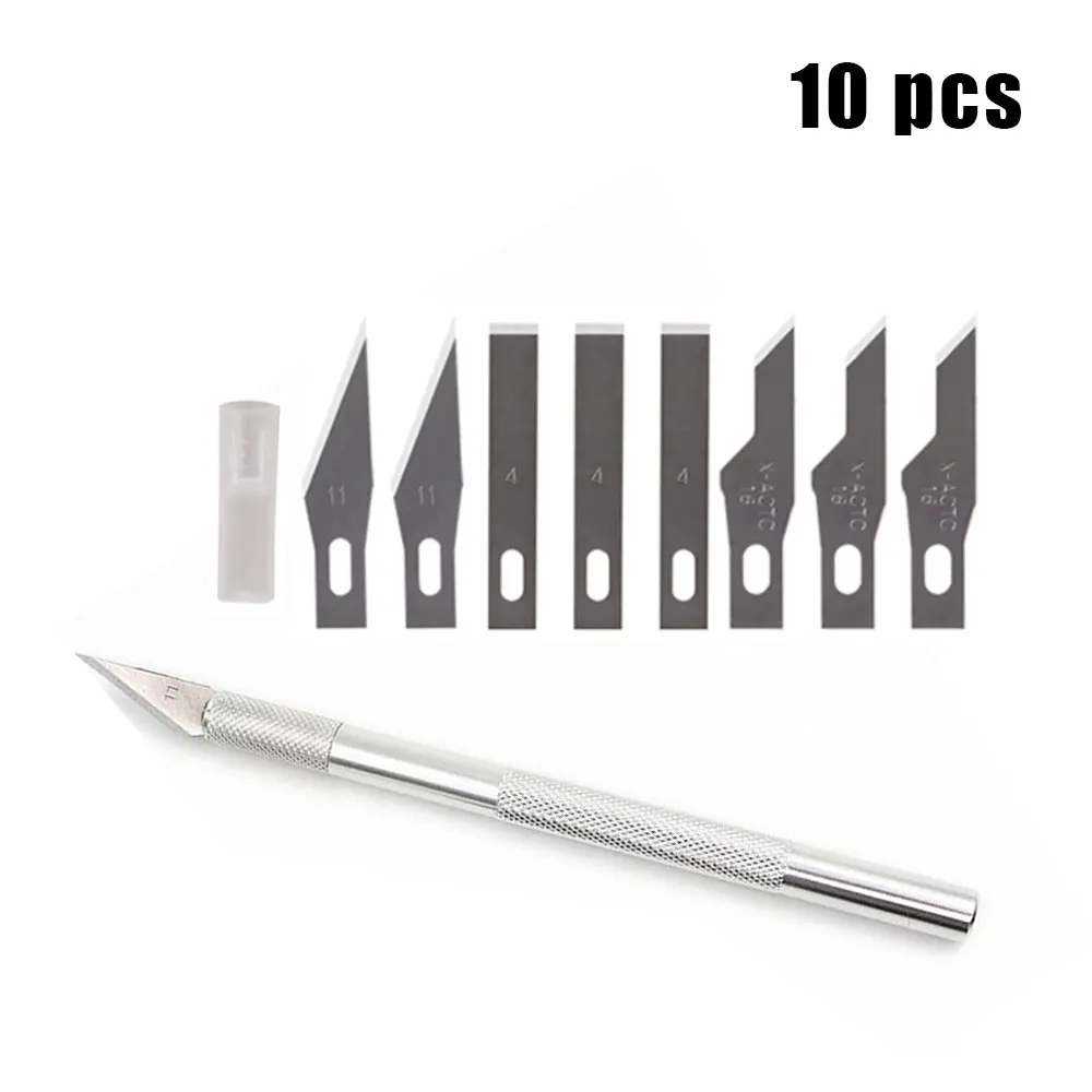 BINOAX 9 лезвий Нескользящие инструменты для резьбы по дереву ножи гравировки