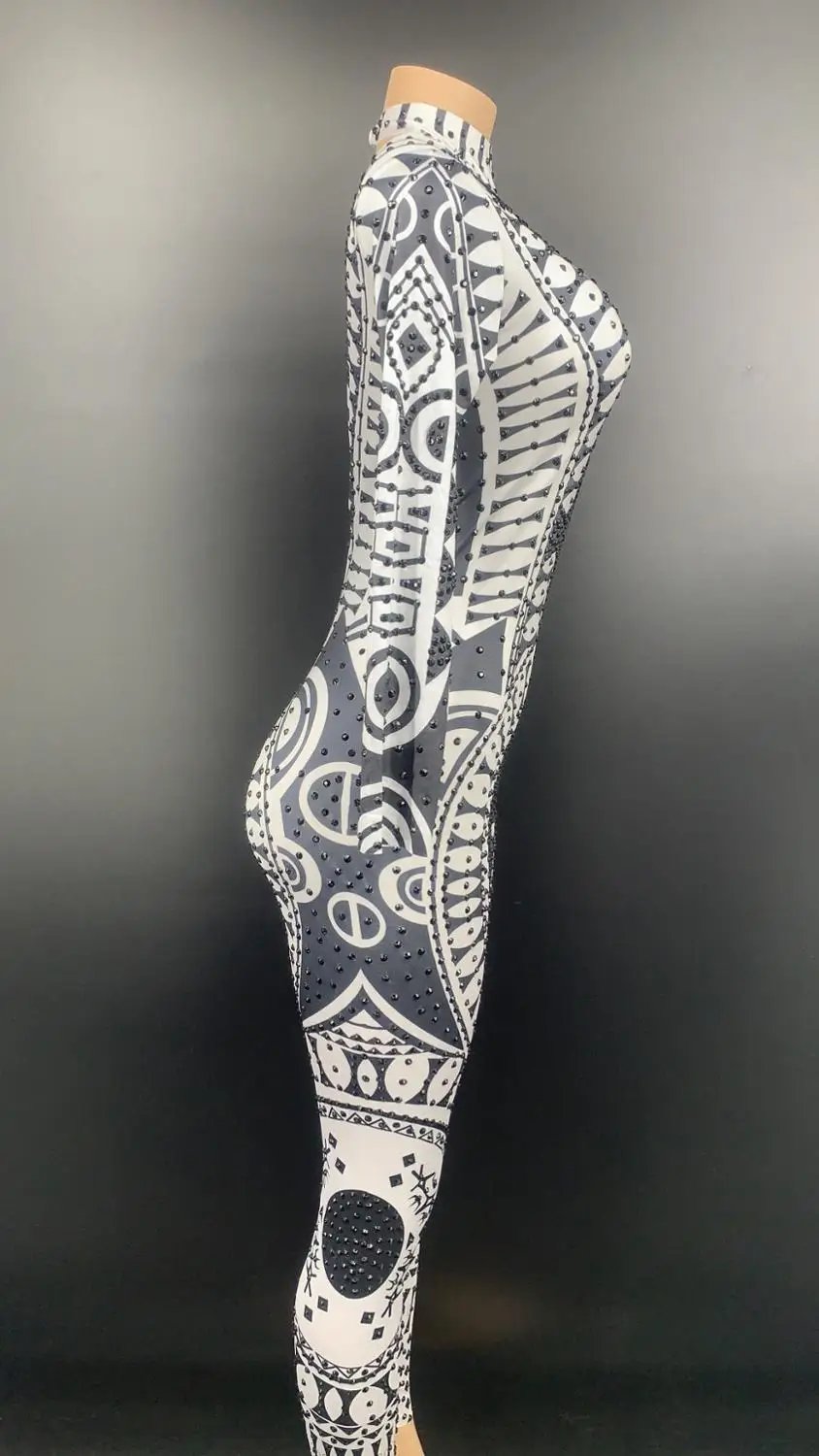 Женский сексуальный спортивный костюм со стразами белый черный спандекс|Женские