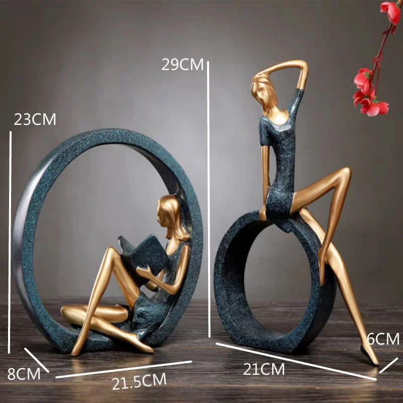 Сова Семья статуэтки прекрасные украшения для танцев домашний декор креативные