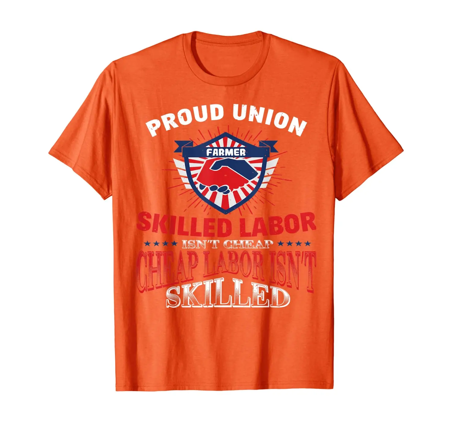 

Union Farmer Tshirt For Proud Labor