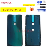6 53 inches new back door cover for oppo f11 pro rear battery housing mobile phone case replace repair parts