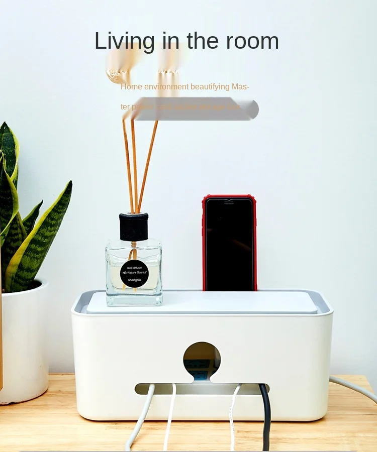 Купить Штепсельная плата, коробка для хранения, органайзер, набор гнезд для кабеля, органайзер для проводов и кабелей, украшение для блока питания