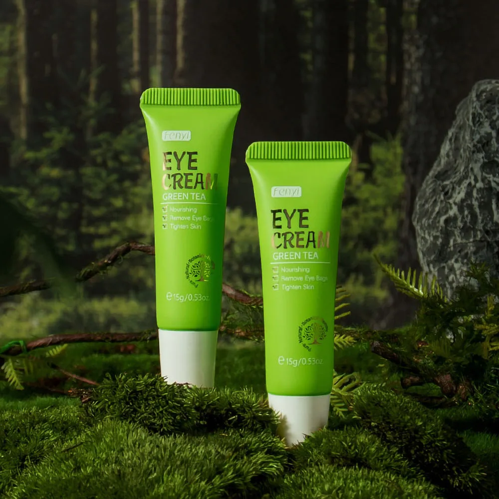 Крем для области вокруг глаз с зеленым чаем 15 г подтягивает кожу Уменьшает мелкие