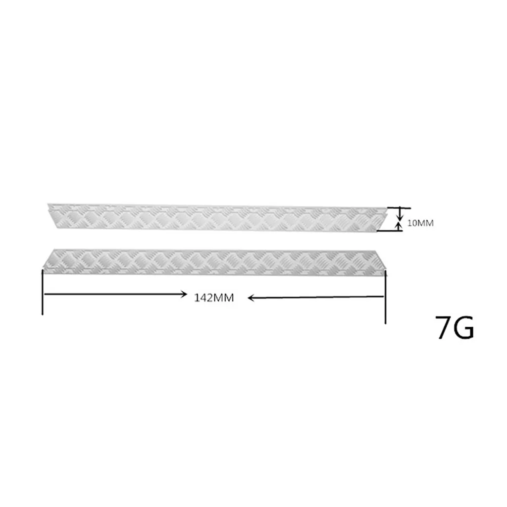 2 шт. Металлические Боковые опорные пластины декоративные для 1/10 RC Гусеничный