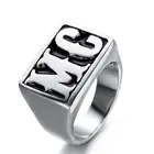 Мужское кольцо с логотипом MC, в стиле хип-хоп, байкерское кольцо 2021
