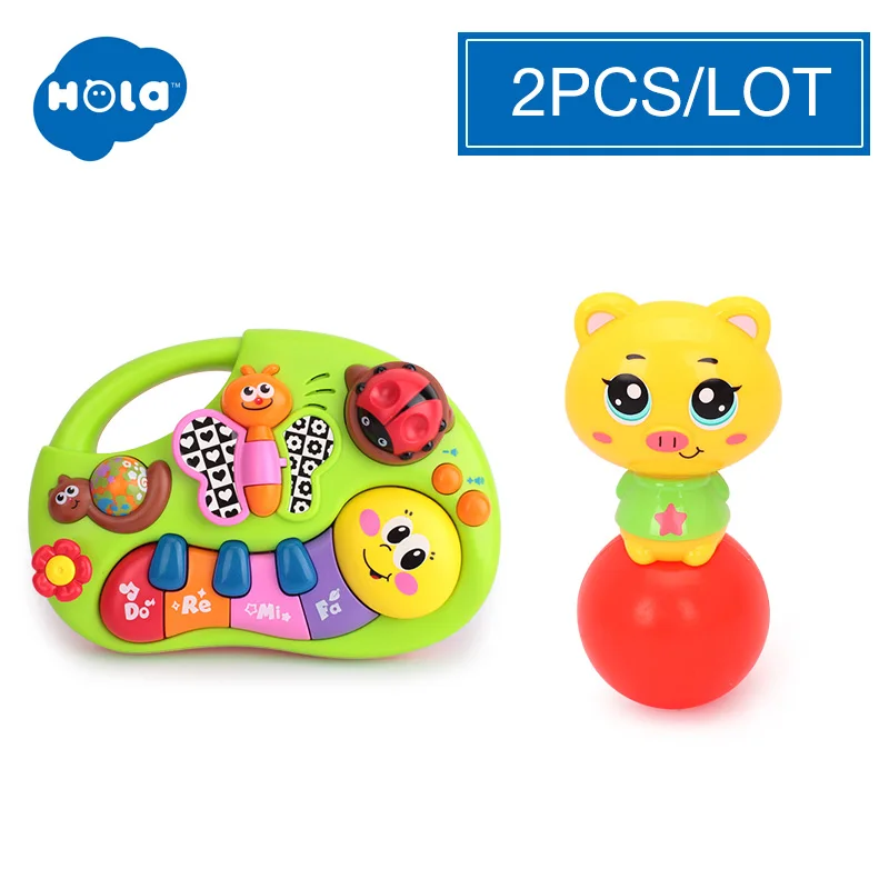 HOLA 927 детские игрушки обучающая машина, игрушка с подсветкой и музыкой и обучающими сюжетами, Игрушка музыкальный инструмент для малышей 6 месяцев - Цвет: Темно-серый