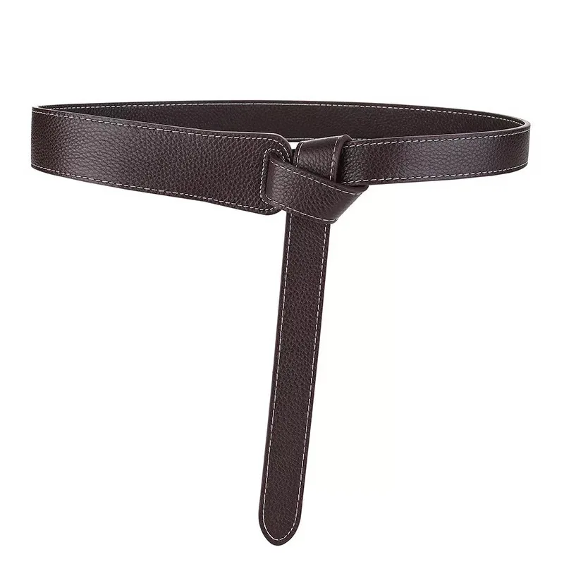 Ins Style Women's Leather Belt With Dress, Coat and Waistband