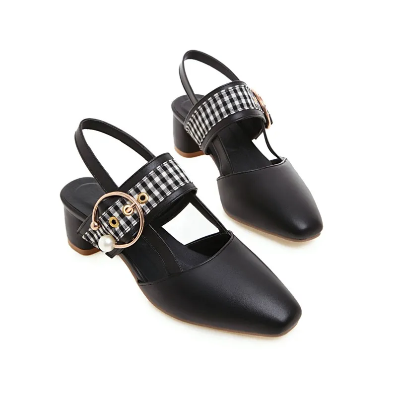 Большой Размеры Женские туфли на высоком каблуке Женская обувь женские