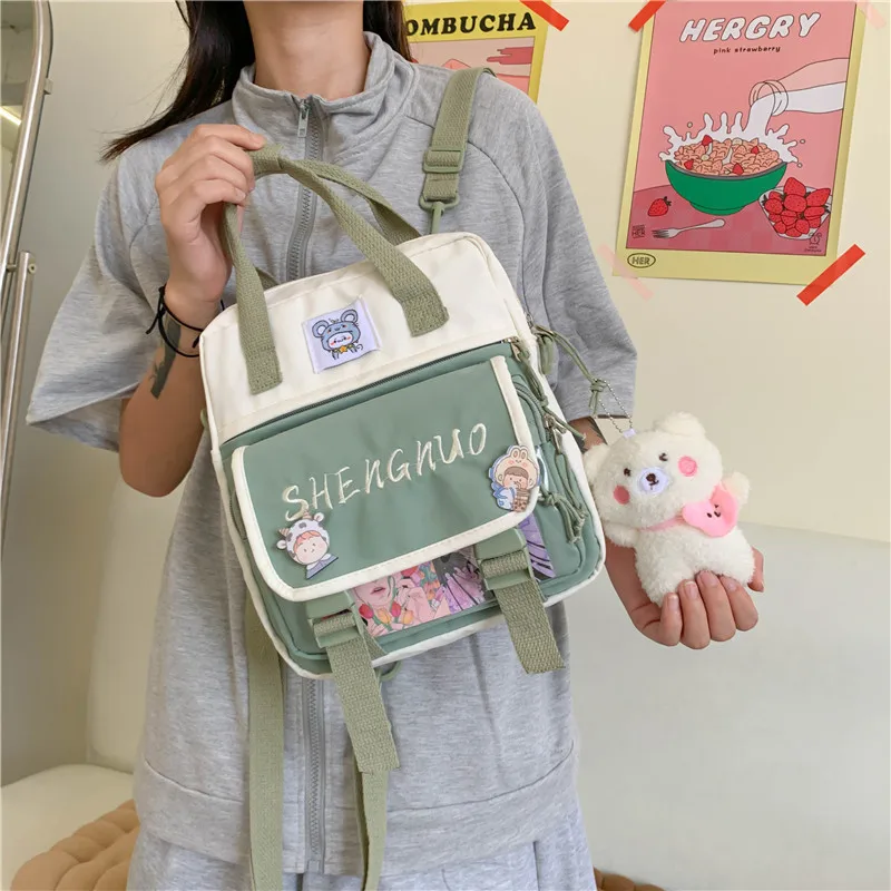 

Нейлоновый рюкзак для женщин, международная торговля 2021, новый стиль, сумка на плечо, модная сумка, Прямая поставка с фабрики, для отдыха, ...