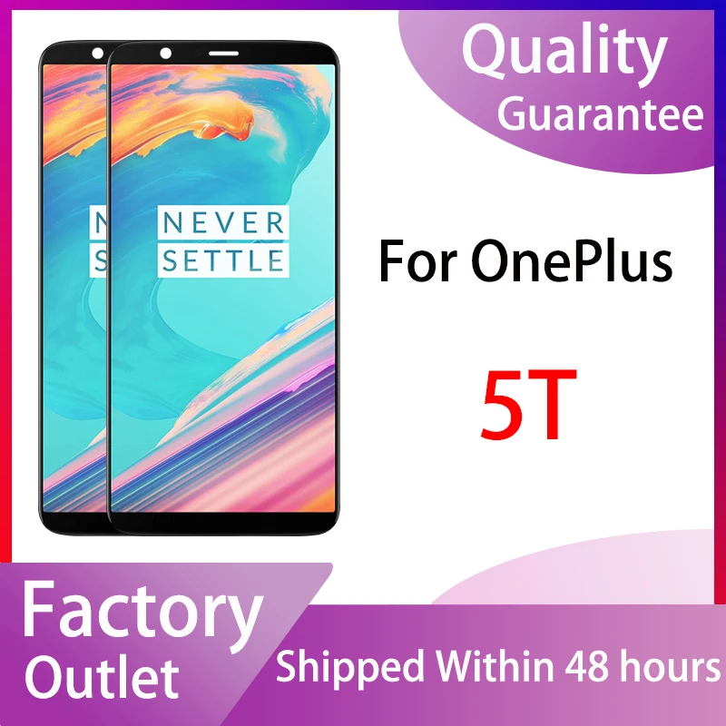 6 01 ''amoled Дисплей для OnePlus 5T A5010 ЖК дисплей кодирующий преобразователь