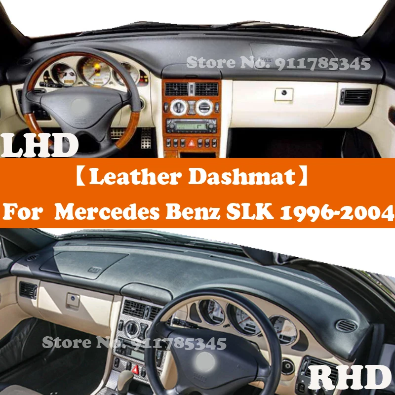 Коврик для приборной панели Mercedes-Benz SLK Class G1 R170 200K SLK230K 280 из замши и кожи - купить по