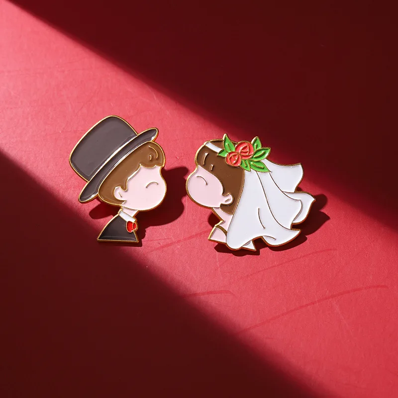 Брошь в китайском стиле для жениха и невесты | Украшения аксессуары