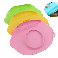 foldable plate tableware children food feeding container placemat baby dishes infant feeding cup silicone suction bowl for kids