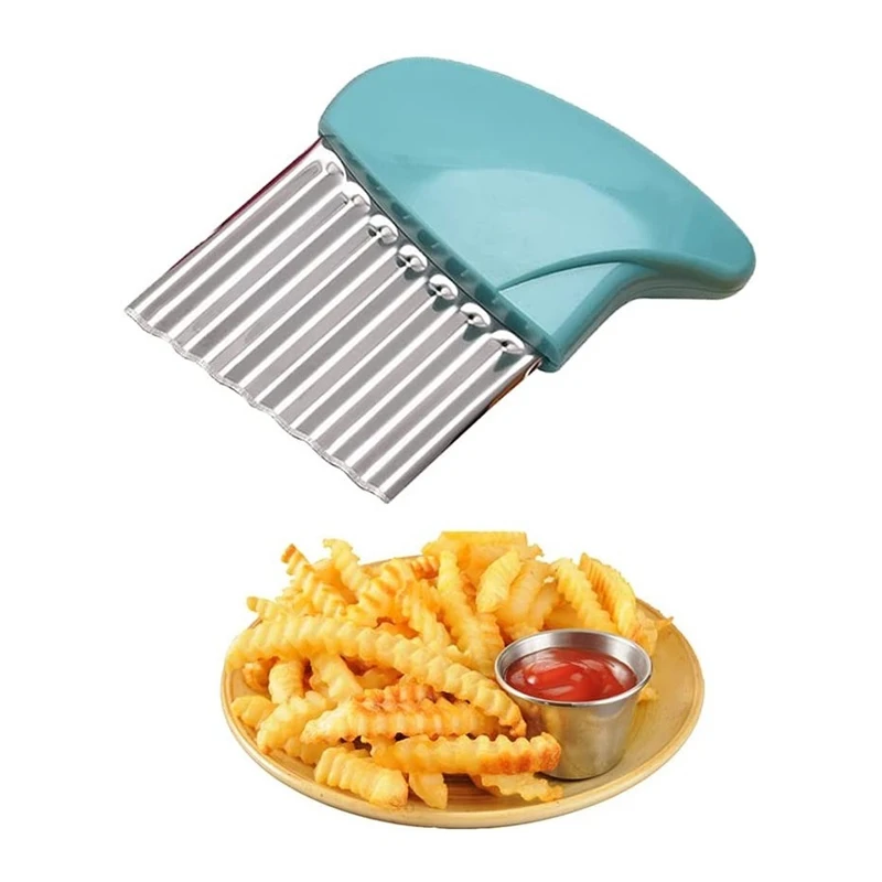 Кухонный Безопасный нож для картофеля фри мерцания из нержавеющей стали | Дом и